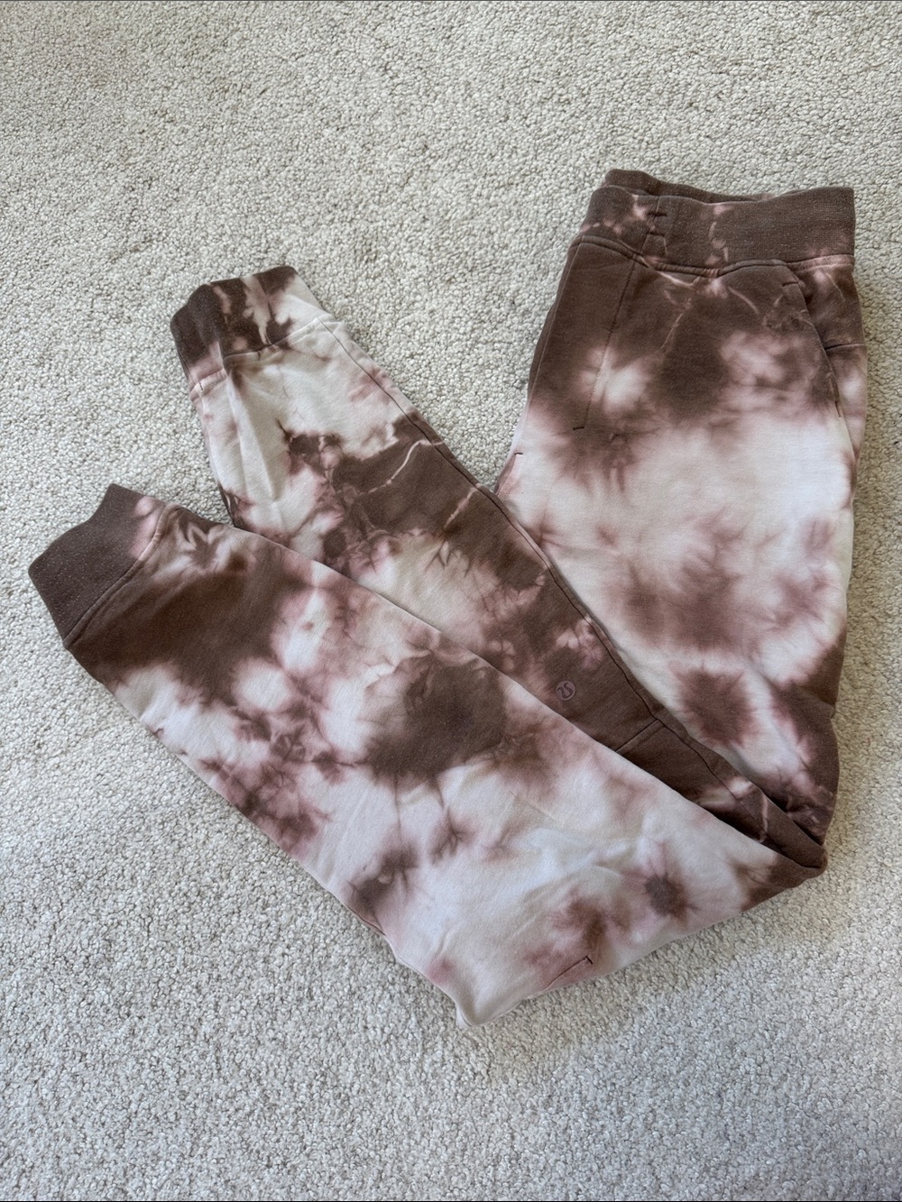 lululemon City Sweat Jogger Sweatpants Earth Dye Clay Brown 29" Size XS